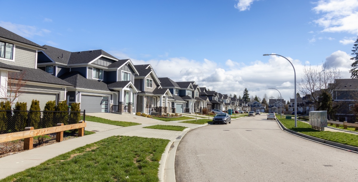 residential neighborhood street